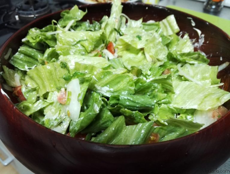 Salada de Alface e Pepino Iguaria Receita e Culinária