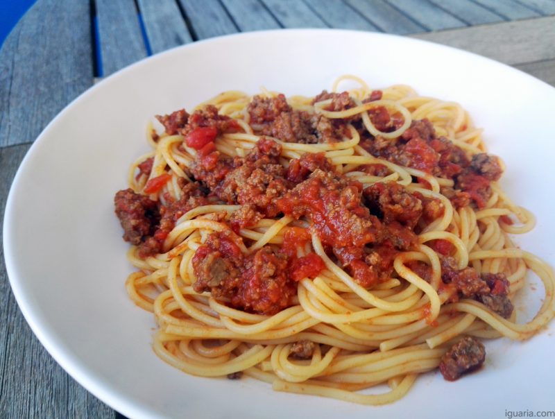 Bolonhesa de Tomate Iguaria Receita e Culinária