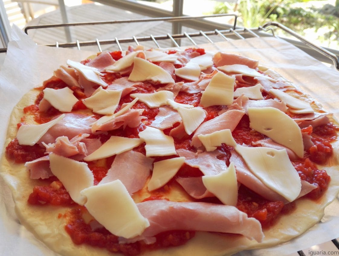 Pizza De Fiambre E Queijos Iguaria Receita E Culin Ria