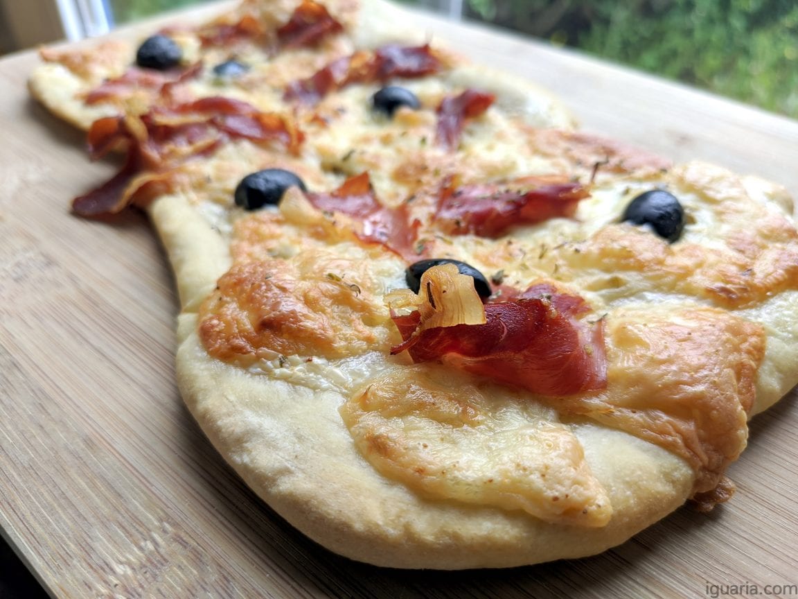 Pizza Branca De Presunto Iguaria Receita E Culin Ria