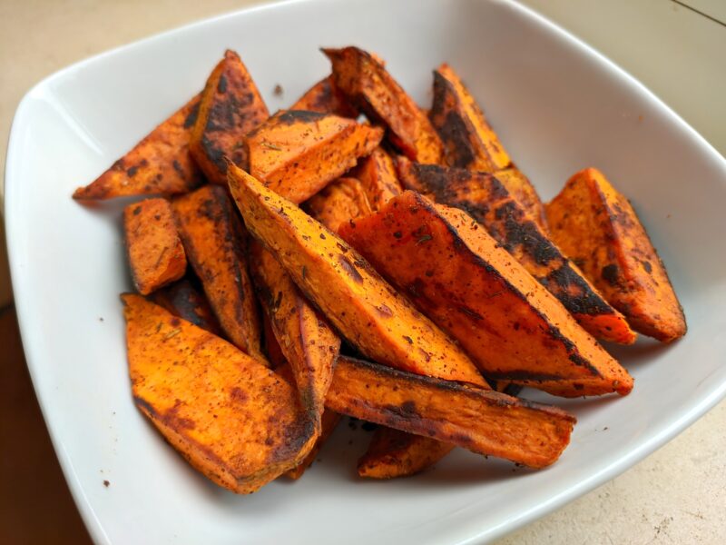 Batatas Doces Fritas na Frigideira Iguaria Receita e Culinária