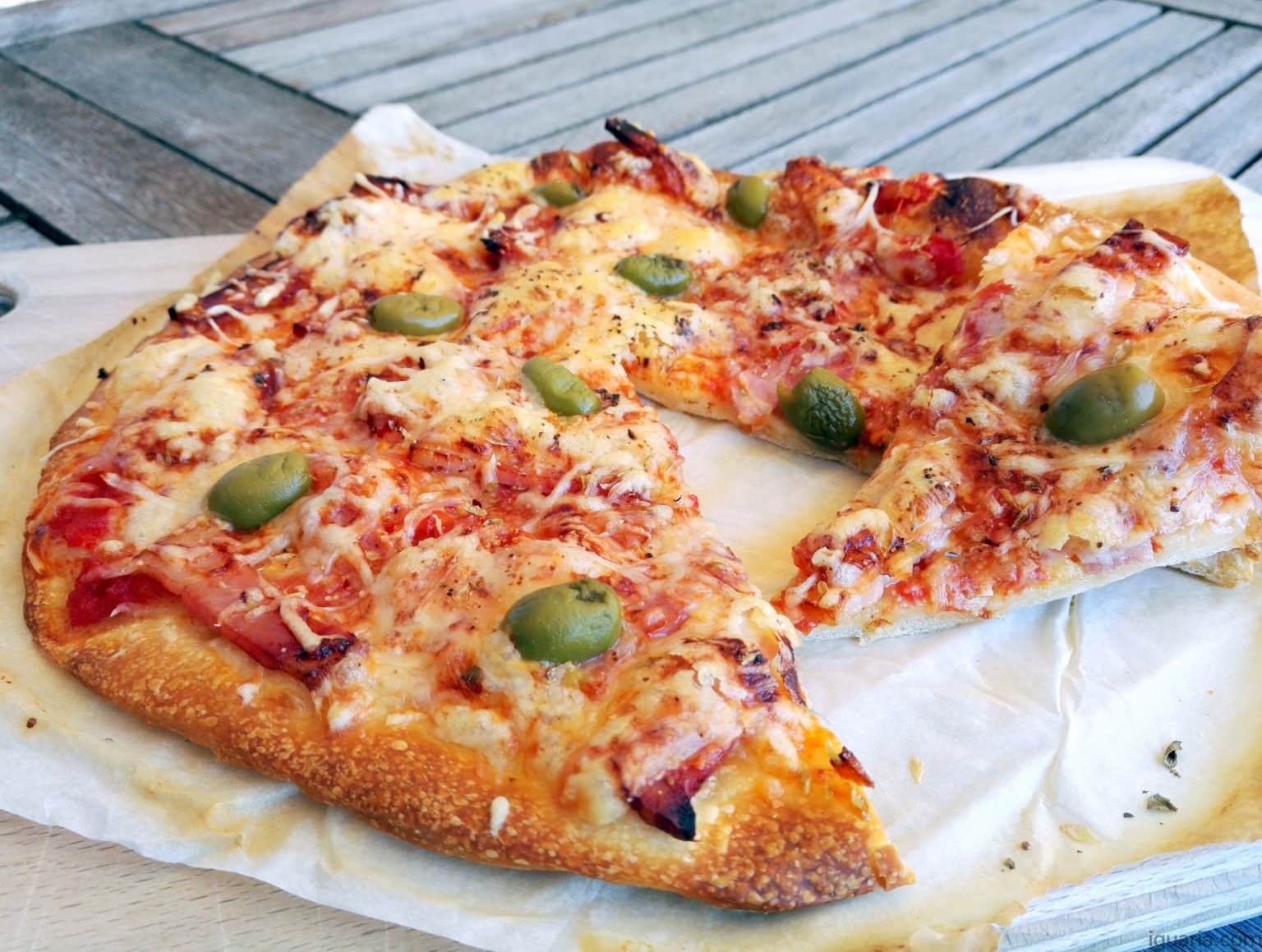 Pizza De Bacon • Iguaria Receita E Culinária