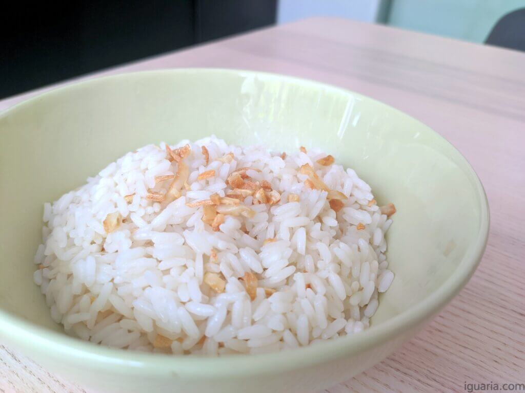 Arroz com Alho Frito Iguaria Receita e Culinária